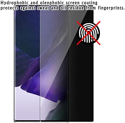 מגן מסך פרטיות של Vaxson, התואם ל- Panasonic Lumix DMC-G70 Anti Spy Sluds Stucker Sceepter [לא